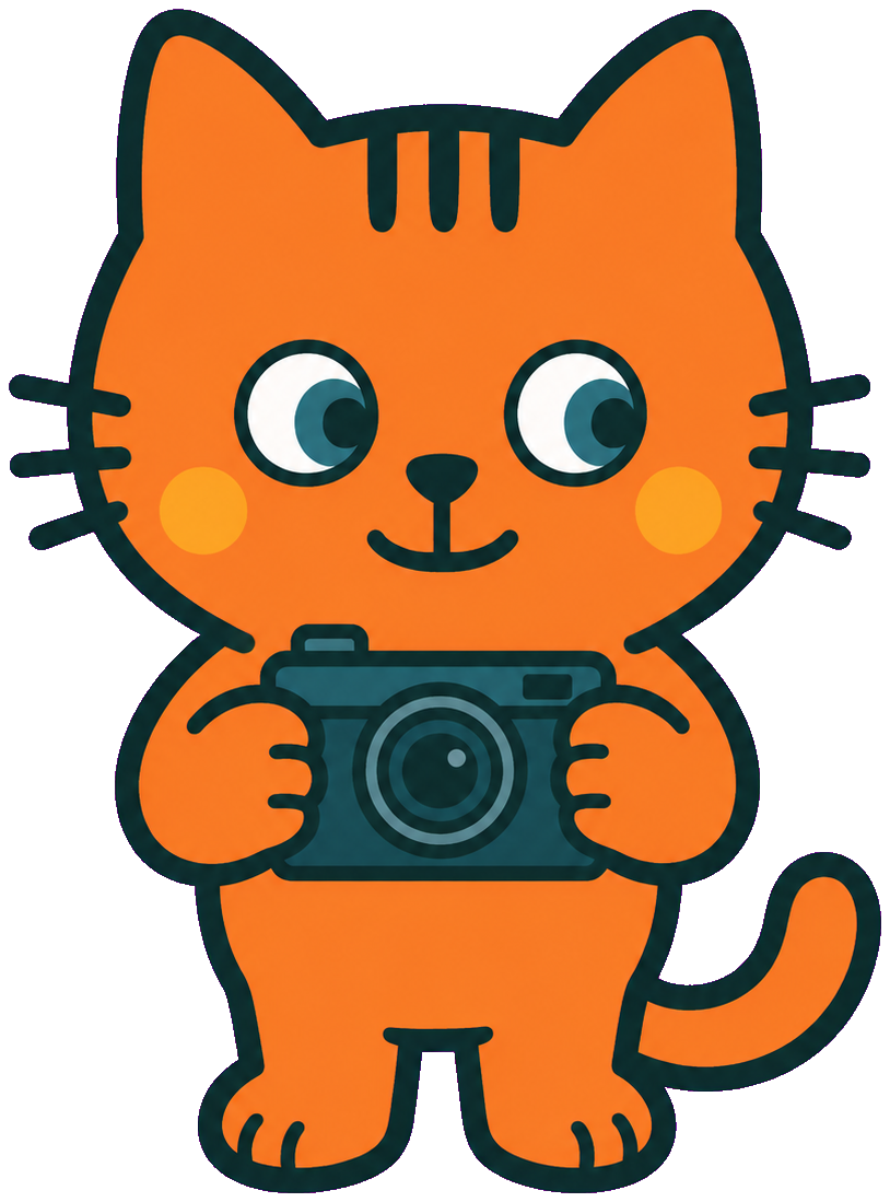 Кот Fotoigra с фотоаппаратом